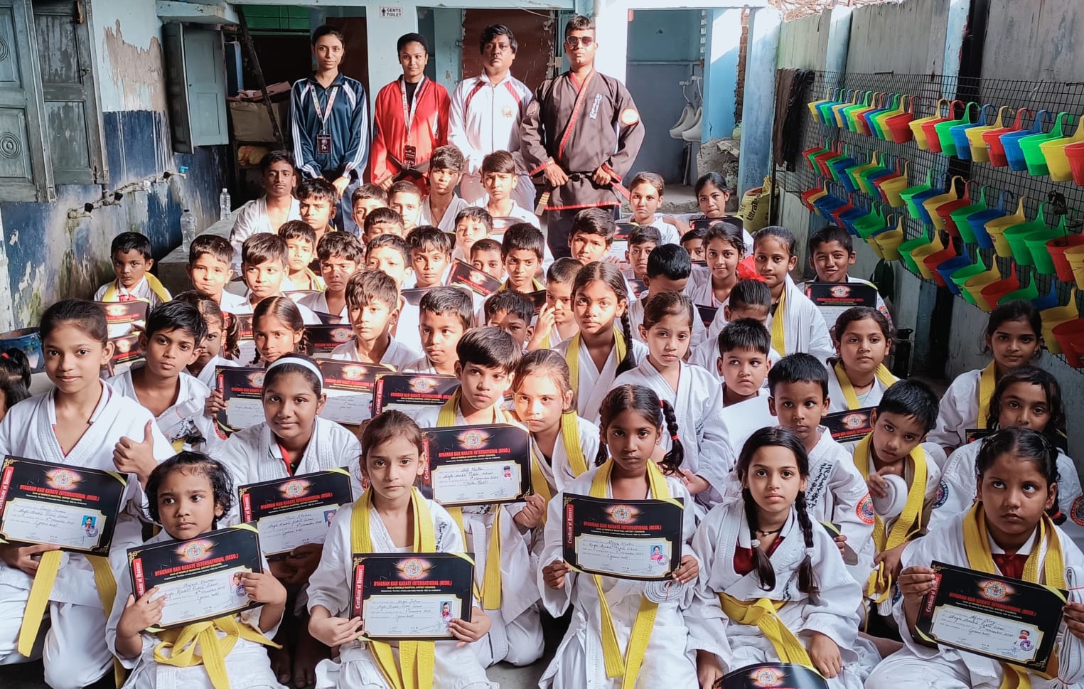 Anglo Arabic Public School Students Passed Yellow Belt